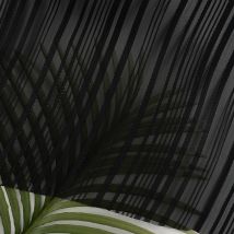 Tissu mousseline recyclé fil lurex uni noir - Mondial Tissus