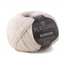 Pelote de fil à tricoter Barbada 01 blanc - Plassard - Plassard - Mondial Tissus