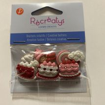 Sachet boutons friandises - Récréatys - Mondial Tissus