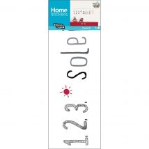 Sticker transfert 1,2,3? soleil - Mondial Tissus