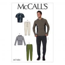 Patron McCall's 7486XN Patron de tenues de sport pour hommes L au XXXL - McCall's - Mondial Tissus