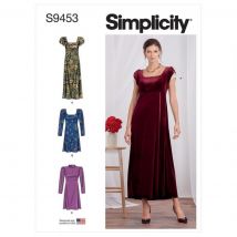 Patron Simplicity S9453.U5 - Robe Femme 44 - 52 - Simplicity - Mondial Tissus