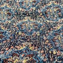 Tissu crêpe 100% soie Liberty bleu - Liberty - Mondial Tissus