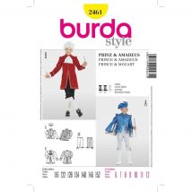 Patron Burda 2461 - déguisement enfant prince & mozart - Burda - Mondial Tissus