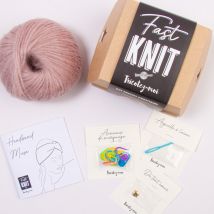 Kit DIY tricot - Fast Knit head-band Musa poudre sans aiguille - Tricotez-moi - Mondial Tissus