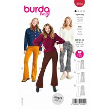 Patron Burda pantalon N° 5874 - Burda - Mondial Tissus