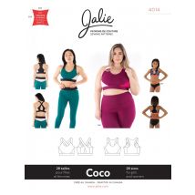 Patron Jalie 4014 brassière sport femme kids - Jalie - Mondial Tissus