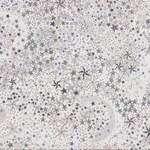 Tissu popeline de coton Liberty Adelajda gris - Liberty - Mondial Tissus
