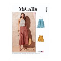 Patron McCall's 8260F5 - Jupe, short et pantalon du 44 au 52 - McCall's - Mondial Tissus
