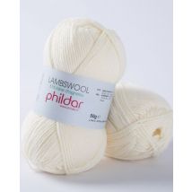 Pelote de fil à tricoter Phil lambswool 51ecru - Phildar - Mondial Tissus