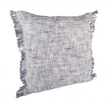 Housse de coussin chiné anthracite - MT - Mondial Tissus