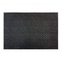 Set de table vinyl 30x45 noir - Mondial Tissus