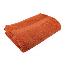 Drap de bain rouille 100x150cm 450gsm - MT - Mondial Tissus