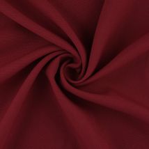 Tissu polyester Burlington bordeaux - Mondial Tissus