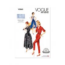 Patron Vogue V2062B5 Tailleur pantalon et jupe du 36 au 44 - Vogue - Mondial Tissus