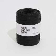 Fil à crocheter Ra Ra Raffia coal black- Wool and the Gang - Wool and the Gang - Mondial Tissus