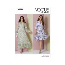 Patron Vogue V2004B5 Femme Robe 36 au 44 - Vogue - Mondial Tissus