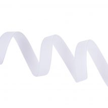 Ruban velours blanc 16mm - Mondial Tissus