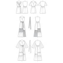 Patron McCALL's M7970A5 Robe,Jupe Femme 34-42 - McCall's - Mondial Tissus
