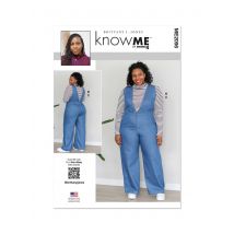 Patron KNOW ME ME2096Y5 Combinaison Femme du 46 au 54 - Know Me - Mondial Tissus
