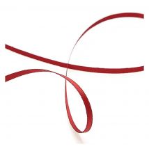 Ruban satin double face 3mm bordeaux - MT - Mondial Tissus