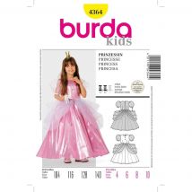 Patron déguisement de princesse - Burda - Mondial Tissus