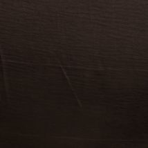 Tissu satin polyester effet délavé marron foncé - Mondial Tissus
