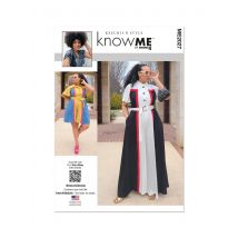 Patron Know Me ME2027W2 Combinaison pour femme du 48 au 56 - Know Me - Mondial Tissus