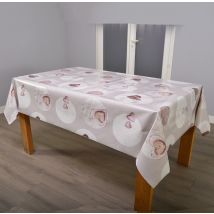 Protège-table cœurs chalet - Mondial Tissus