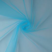 Voile tulle mariage 300 cm turquoise - Mondial Tissus