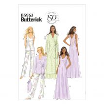 Patron Butterick B5963A5 Ensemble lingerie Femme 34-42 - Butterick - Mondial Tissus