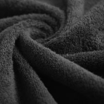 Tissu éponge coton Premium spa anthracite - MT - Mondial Tissus