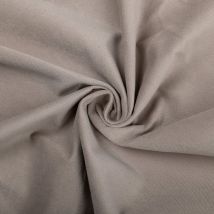 Tissu velours souple siège greige - Mondial Tissus