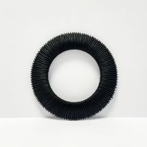 Oeillets clipsables plastique texturés 44mm noirs - Mondial Tissus