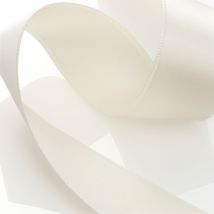 Ruban satin double face écru 25 mm - MT - Mondial Tissus