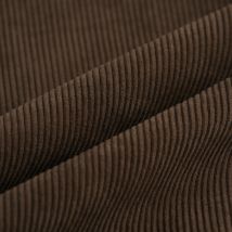 Rideau velours côtelé thermique marron Sydney 138x260 - MT - Mondial Tissus
