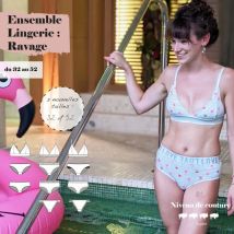 Patron RAVAGE lingerie du 32 au 52 - Super Bison - Super Bison - Mondial Tissus