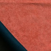 Tissu thermique obscurcissant phonique envers polaire terracota - Mondial Tissus