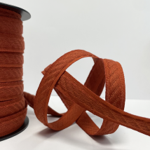 Galon tapissier 14mm terracotta - Mondial Tissus