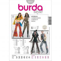 Patron Burda 2511 - déguisement femme combinaison - Burda - Mondial Tissus