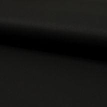 Tissu gabardine viscose noir - Mondial Tissus
