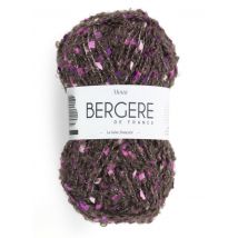 Pelote de laine Bergère de France Mona choco orchidée N°11152 - Bergère de France - Mondial Tissus