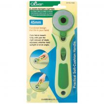 Cutter rotatif soft cushion 45 mm- Clover - Clover - Mondial Tissus