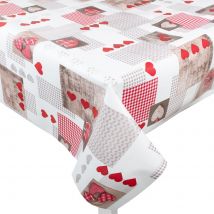 Toile cirée Couve rouge - Mondial Tissus