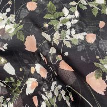 Tissu Liberty soie fleurs - Liberty - Mondial Tissus