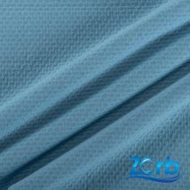 Tissu ZORB super absorbant 3D coton bio antimicrobien bleu - Zorb - Mondial Tissus