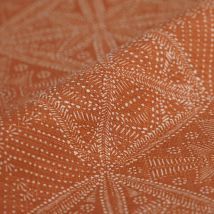 Tissu coton épais slub lourd Zagora terracotta - MT - Mondial Tissus