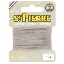 Laine Saint Pierre pour repriser / broder 124 gris clair - St. Pierre - Mondial Tissus