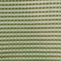 Tissu nid d'abeille géant uni vert amande - Mondial Tissus