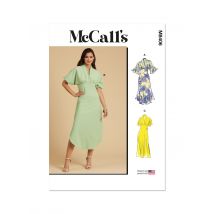 Patron Mc Call's 8406U5 - Robe à taille empire du 44-54 - McCall's - Mondial Tissus